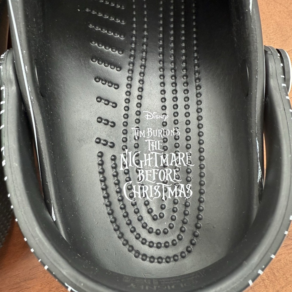 CROCS Nightmare Before Christmas Clogs Jack Skellington Disney Unisex ‎ M10/W12 - Picture 7 of 11